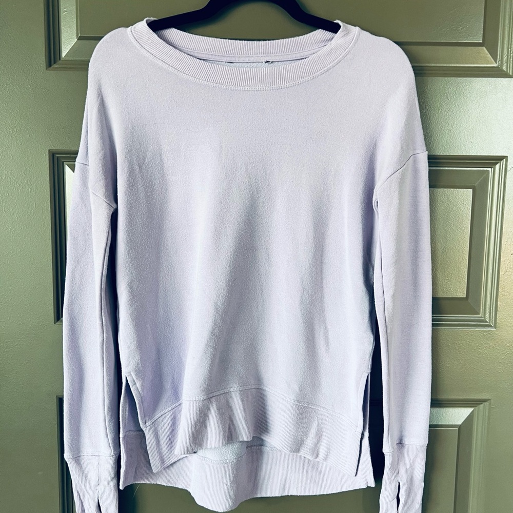 Athleta Luxe Coastal Sweatshirt - XXS - Purple